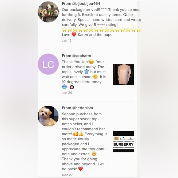 💕”Merci Buckets” for Your Posh LOVE💕 - Picture 3 of 16